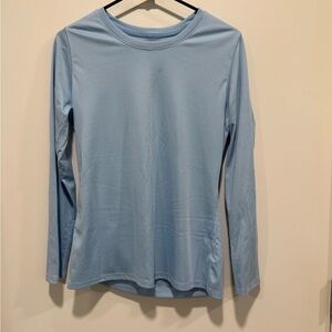 Light Blue Activewear Long Sleeve Shirt